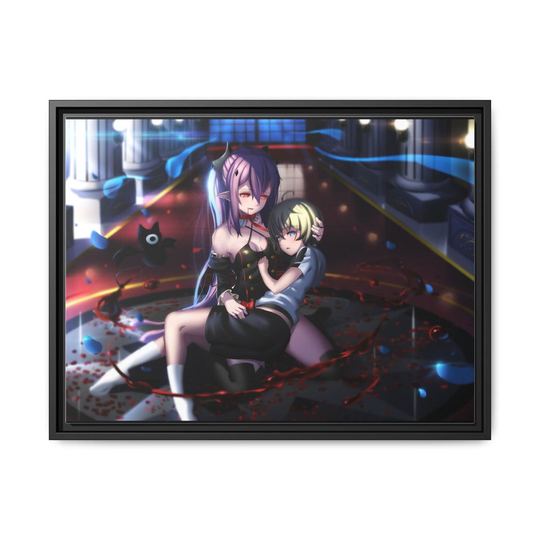 Anime Seraph of the End Canvas Framed Art Print