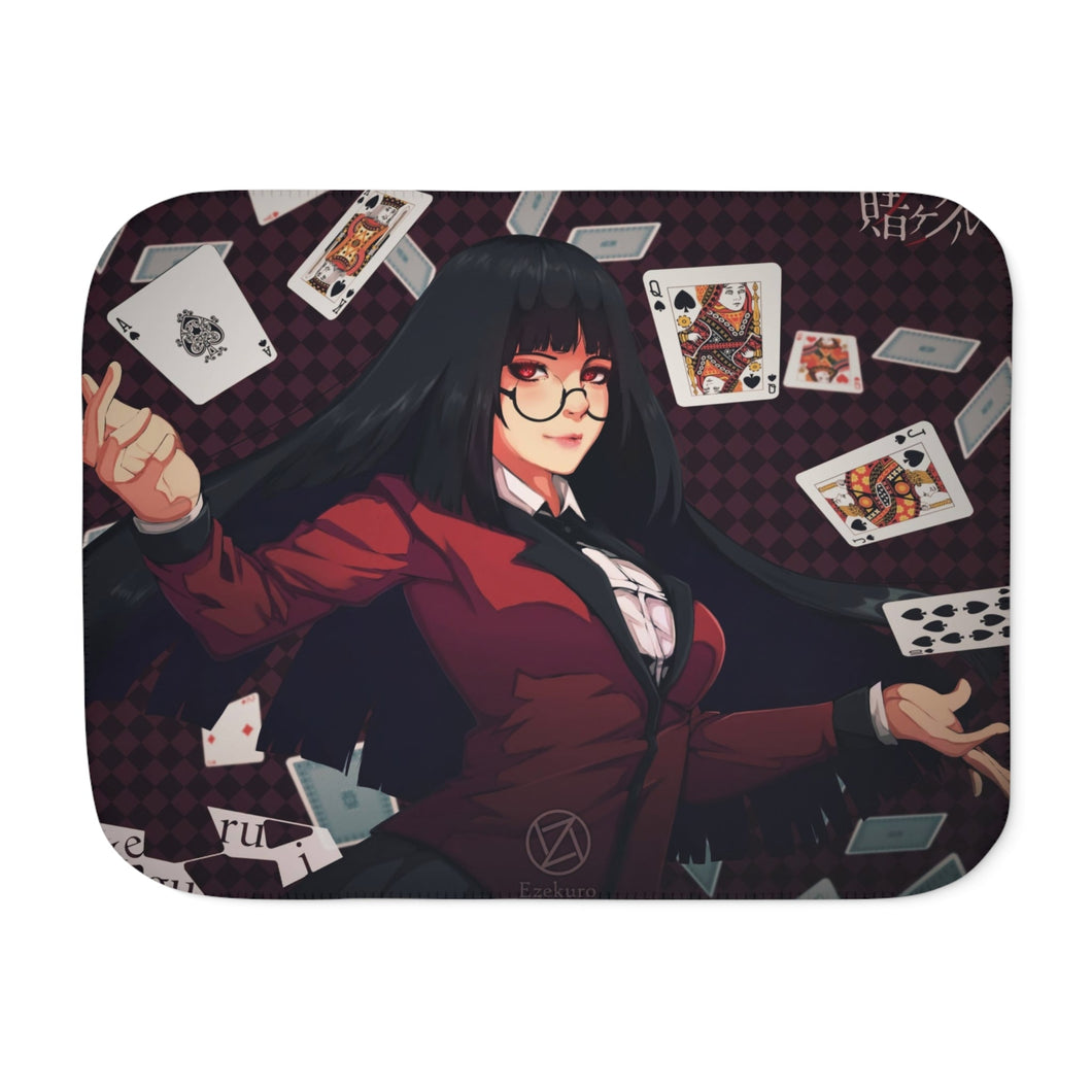 Anime Kakegurui Sherpa Blanket