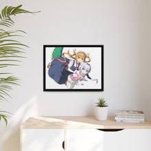 Load image into Gallery viewer, Miss Kobayashi&#39;s Dragon Maid Kanna Kamui, Kobayashi San Chi No Maid Dragon, Tohru Canvas Framed Art Print
