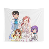 Miss Kobayashi's Dragon Maid Kobayashi, Kobayashi San Chi No Maid Dragon, Riko Saikawa, Shouta Magatsuchi, Makoto Takiya Indoor Wall Tapestry