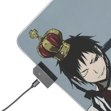 Load image into Gallery viewer, Durarara!! Izaya Orihara, Shizuo Heiwajima RGB LED Mouse Pad (Desk Mat)
