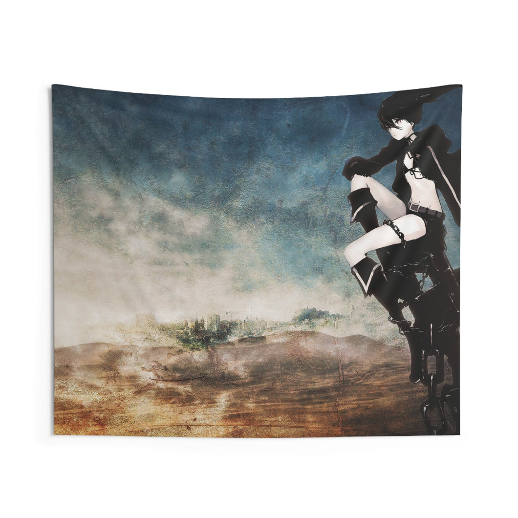 Black Rock Shooter Blogspot Edit Indoor Wall Tapestry