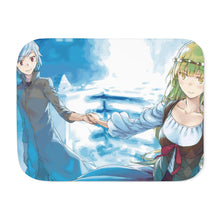 Load image into Gallery viewer, Is It Wrong To Try To Pick Up Girls In A Dungeon? Sherpa Blanket
