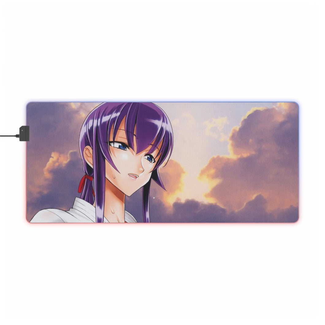 Highschool Of The Dead RGB LED Mouse Pad (Desk Mat)