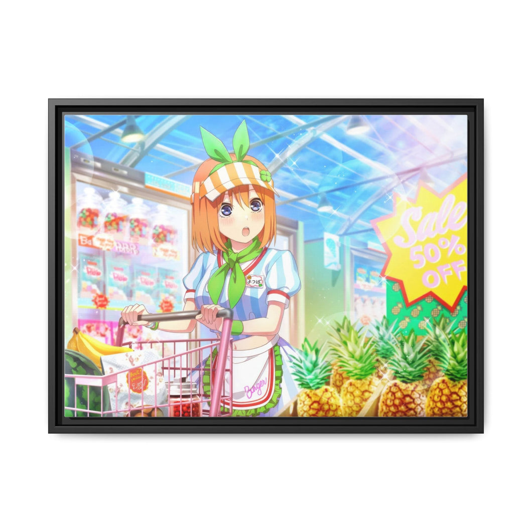 Anime The Quintessential Quintuplets Canvas Framed Art Print