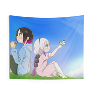 Miss Kobayashi's Dragon Maid Kanna Kamui, Elma, Kobayashi San Chi No Maid Dragon Indoor Wall Tapestry