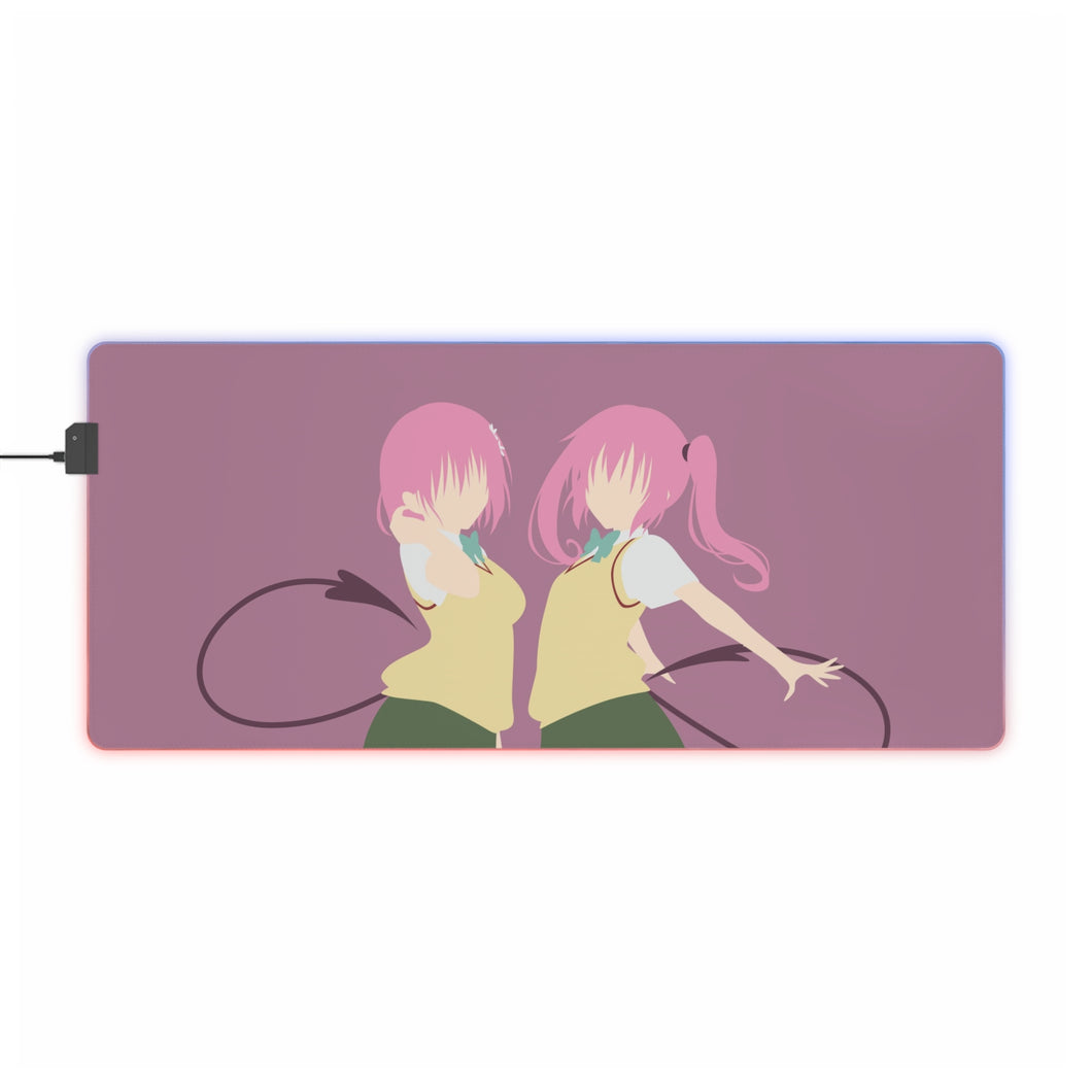 To Love-Ru RGB LED Mouse Pad (Desk Mat)