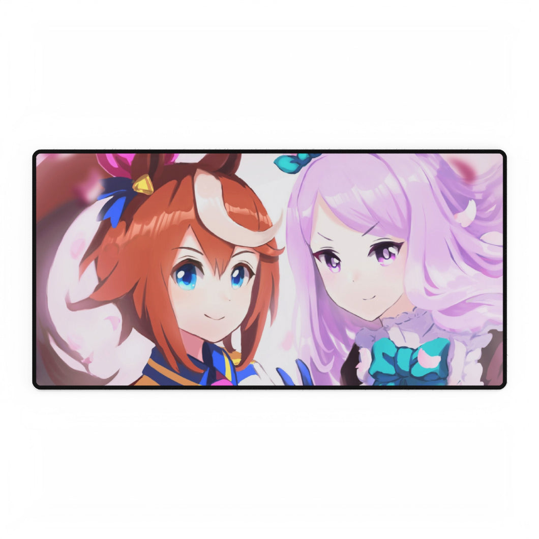 Mejiro McQueen & Tokai Teio Mouse Pad (Desk Mat)