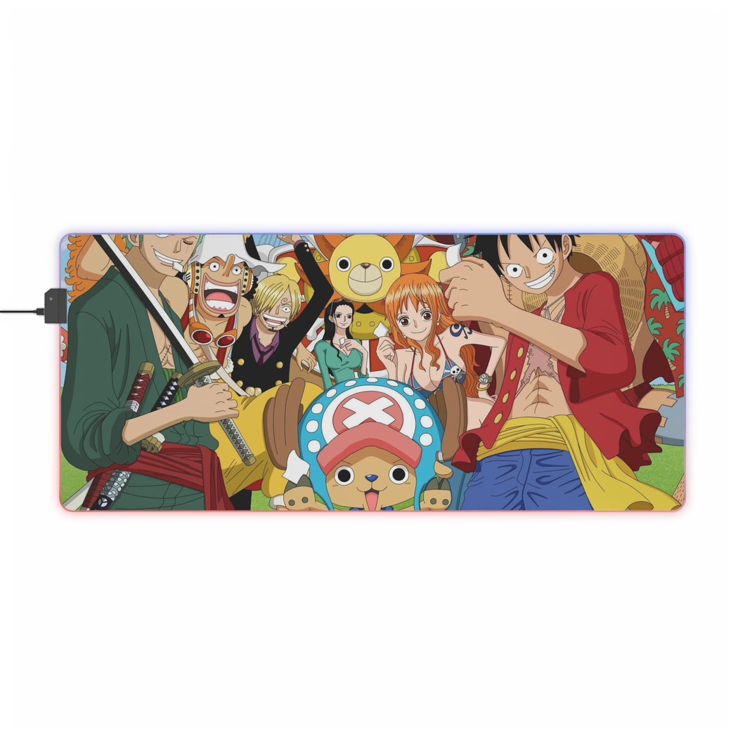 Luffy's crew RGB LED Mouse Pad (Desk Mat)