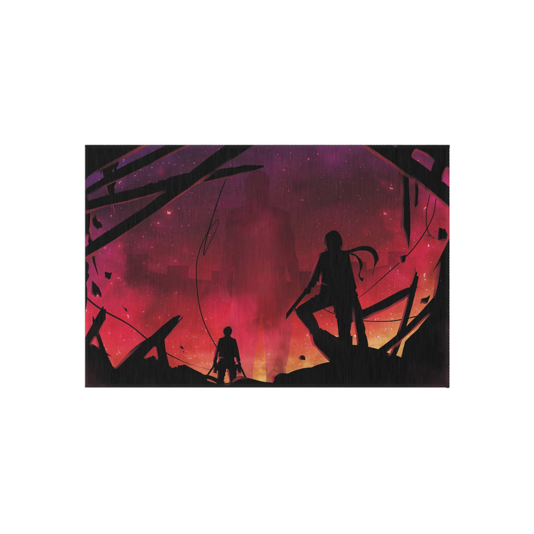 Anime Attack On Titan Rug