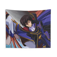 Code Geass Lelouch Lamperouge, Jeremiah Gottwald, Shirley Fenette Indoor Wall Tapestry