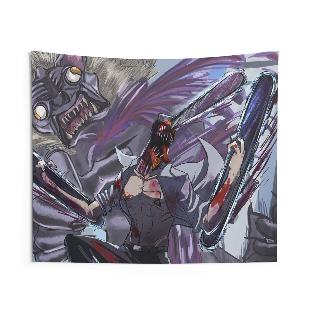 Anime Chainsaw Man Indoor Wall Tapestry