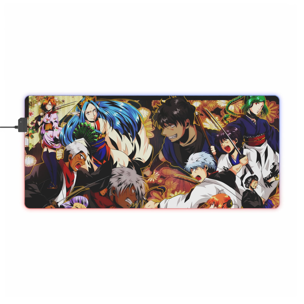 Anime Gintama RGB LED Mouse Pad (Desk Mat)