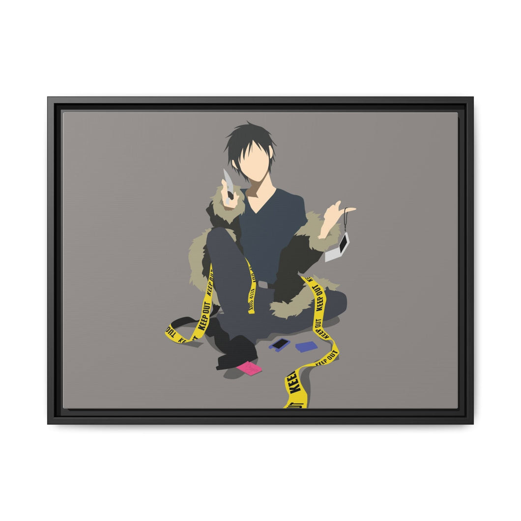 Durarara!! Izaya Orihara Canvas Framed Art Print