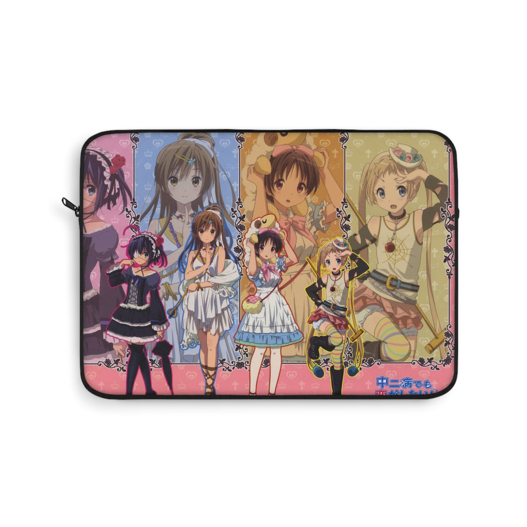 Love, Chunibyo & Other Delusions Rikka Takanashi, Sanae Dekomori, Shinka Nibutani, Kumin Tsuyuri Laptop Sleeve