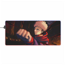Load image into Gallery viewer, Yuji Itadori RGB LED Mouse Pad (Desk Mat)
