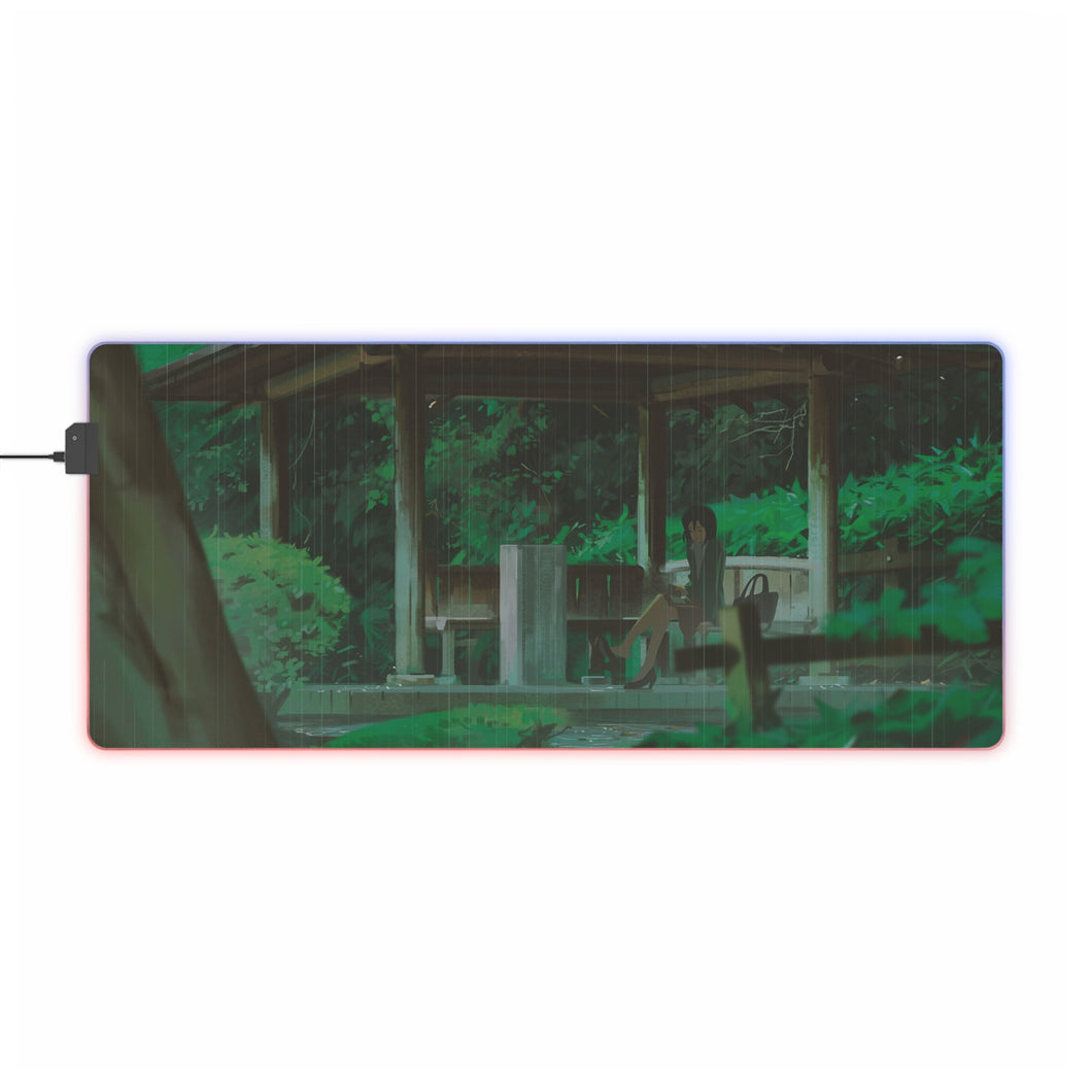Garden words RGB LED Mouse Pad (Desk Mat)
