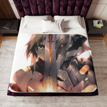 Load image into Gallery viewer, Fate/Apocrypha Saber Sherpa Blanket
