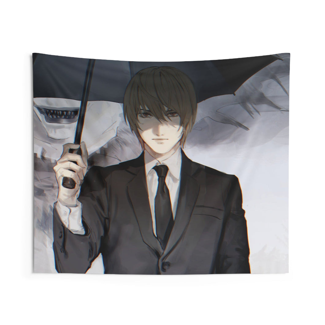 Death Note Light Yagami, Ryuk Indoor Wall Tapestry