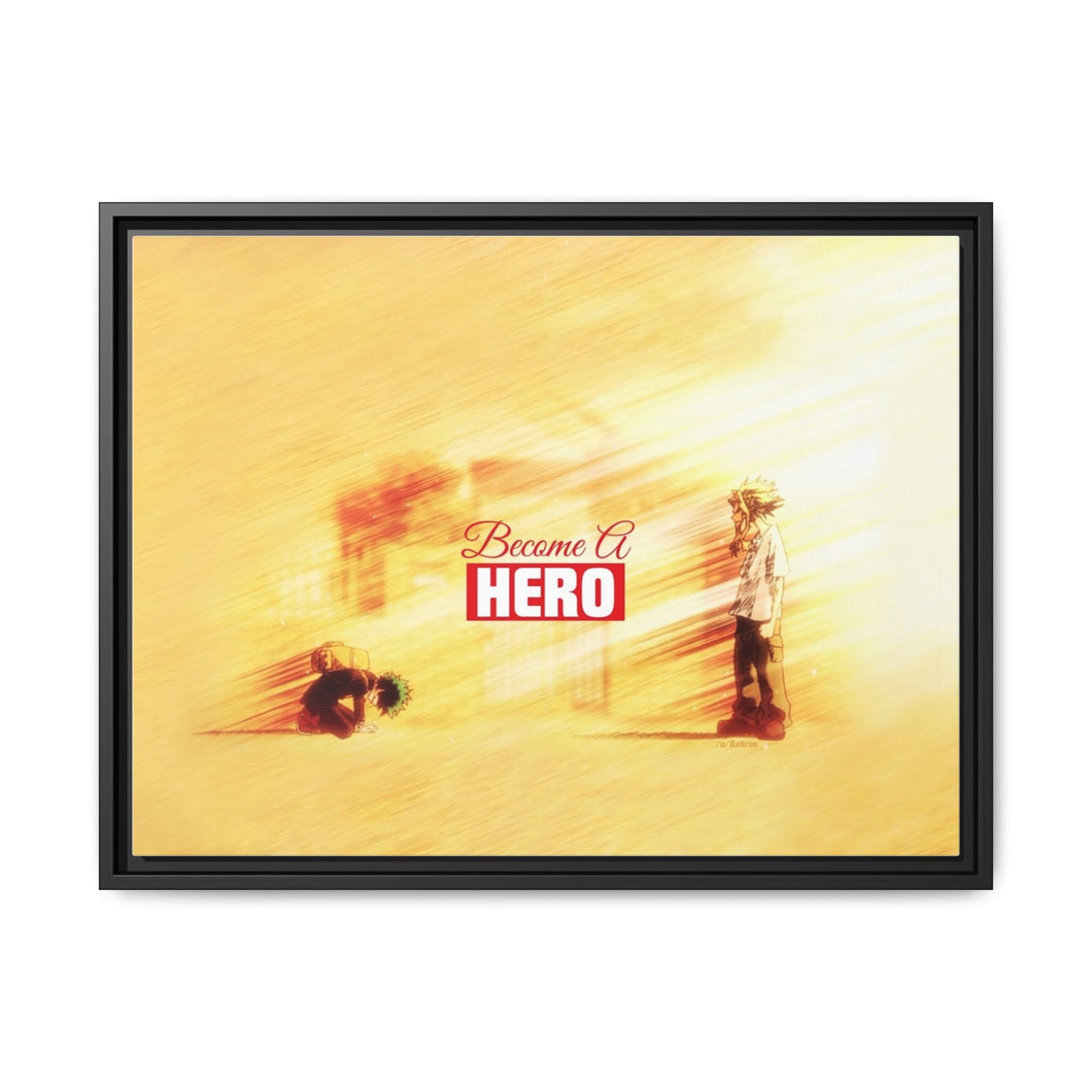 Anime My Hero Academia Canvas Framed Art Print