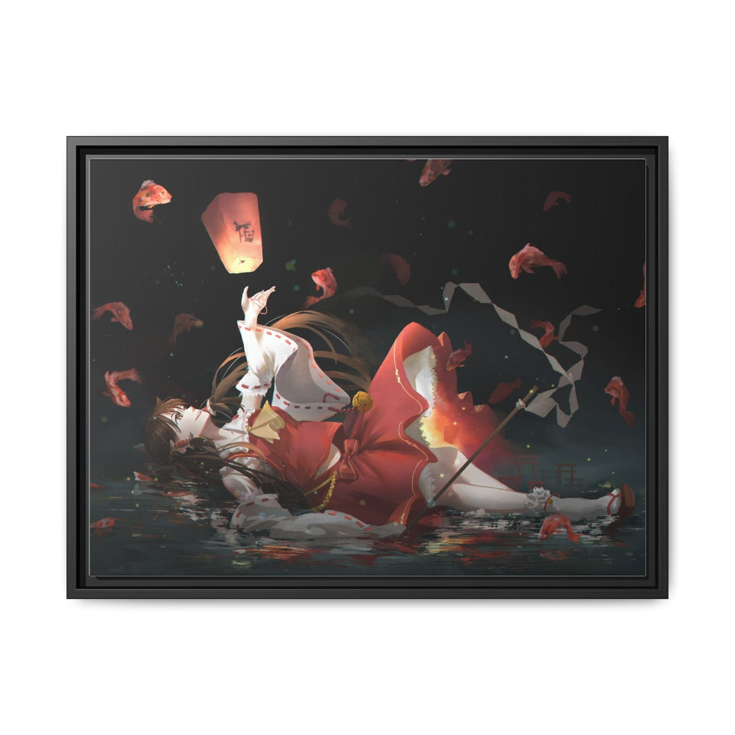 Touhou Canvas Framed Art Print