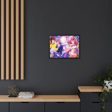 Load image into Gallery viewer, Shiro,Sora and Stephanie Canvas Framed Art Print

