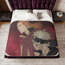 Load image into Gallery viewer, Black Clover Asta Sherpa Blanket

