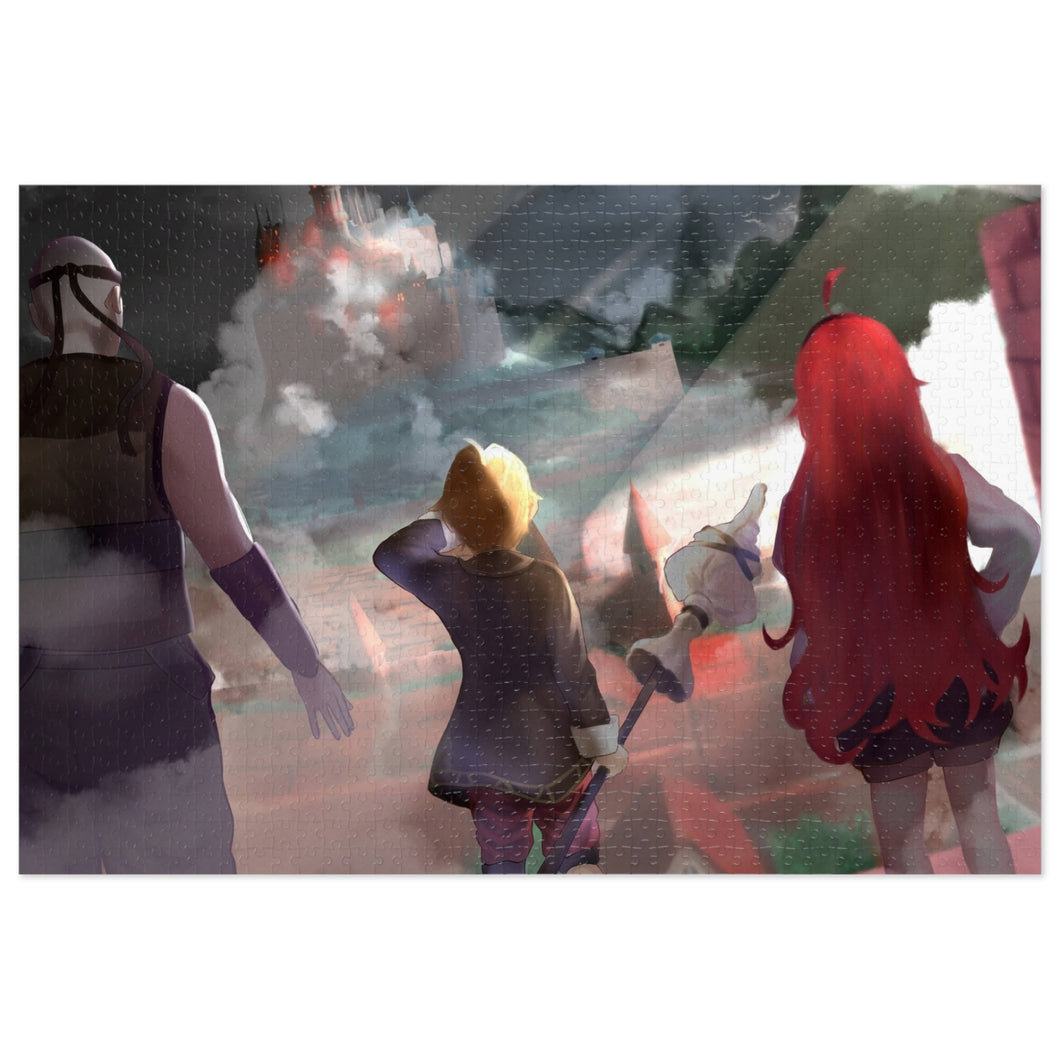 Mushoku Tensei: Jobless Reincarnation Rudeus Greyrat, Eris Boreas Greyrat Jigsaw Puzzle