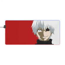 Load image into Gallery viewer, Ken Kaneki Red RGB LED Mouse Pad (Desk Mat)

