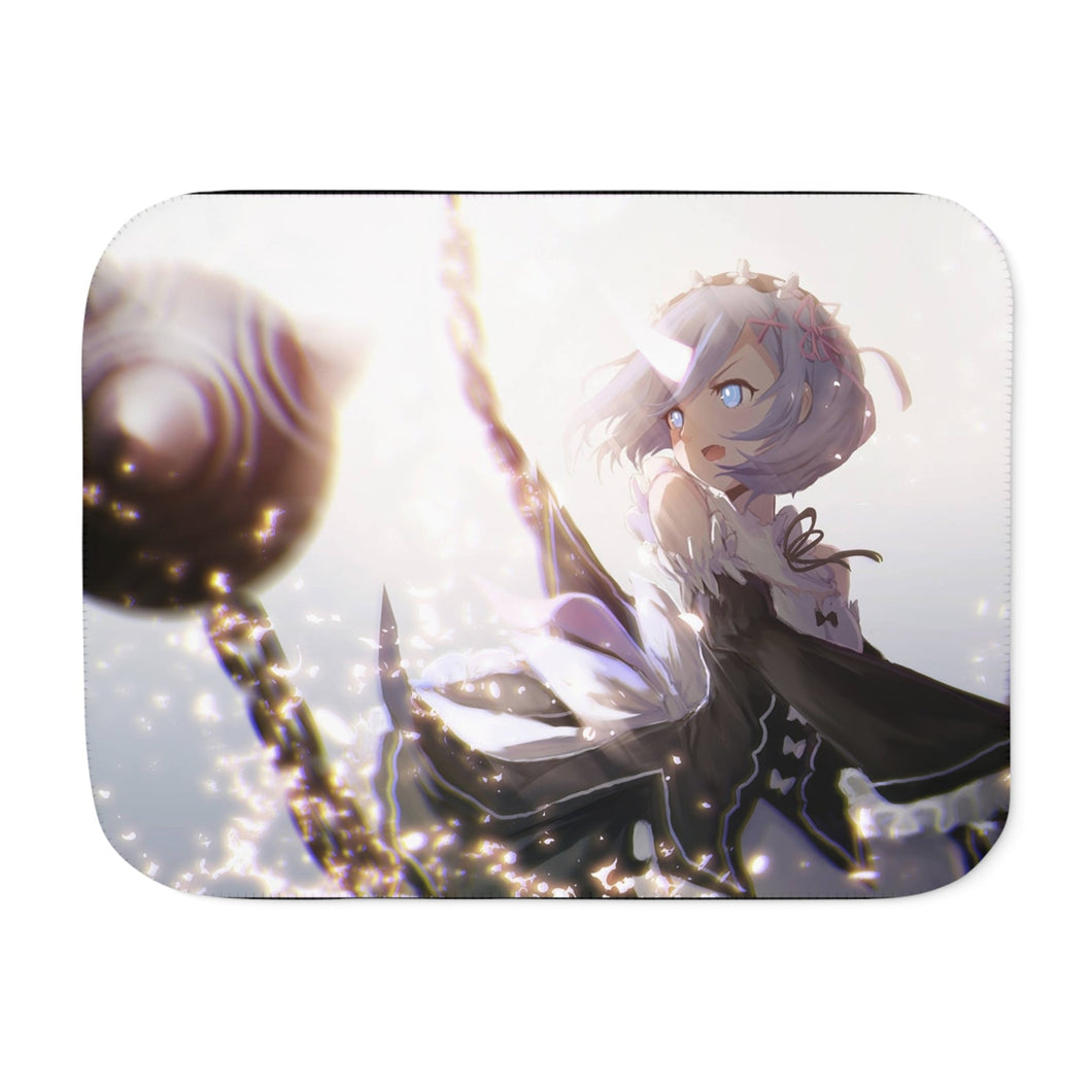 The one-horned Demon Sherpa Blanket