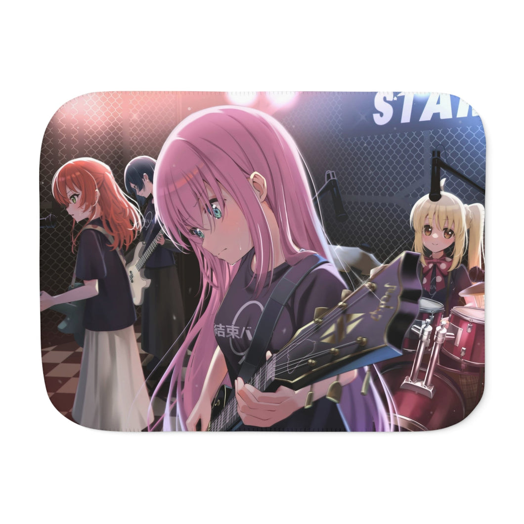 Bocchi the Rock Sherpa Blanket