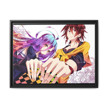 Load image into Gallery viewer, Sora and Shiro Canvas Framed Art Print
