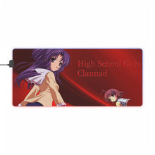 Load image into Gallery viewer, Clannad Nagisa Furukawa, Kotomi Ichinose RGB LED Mouse Pad (Desk Mat)

