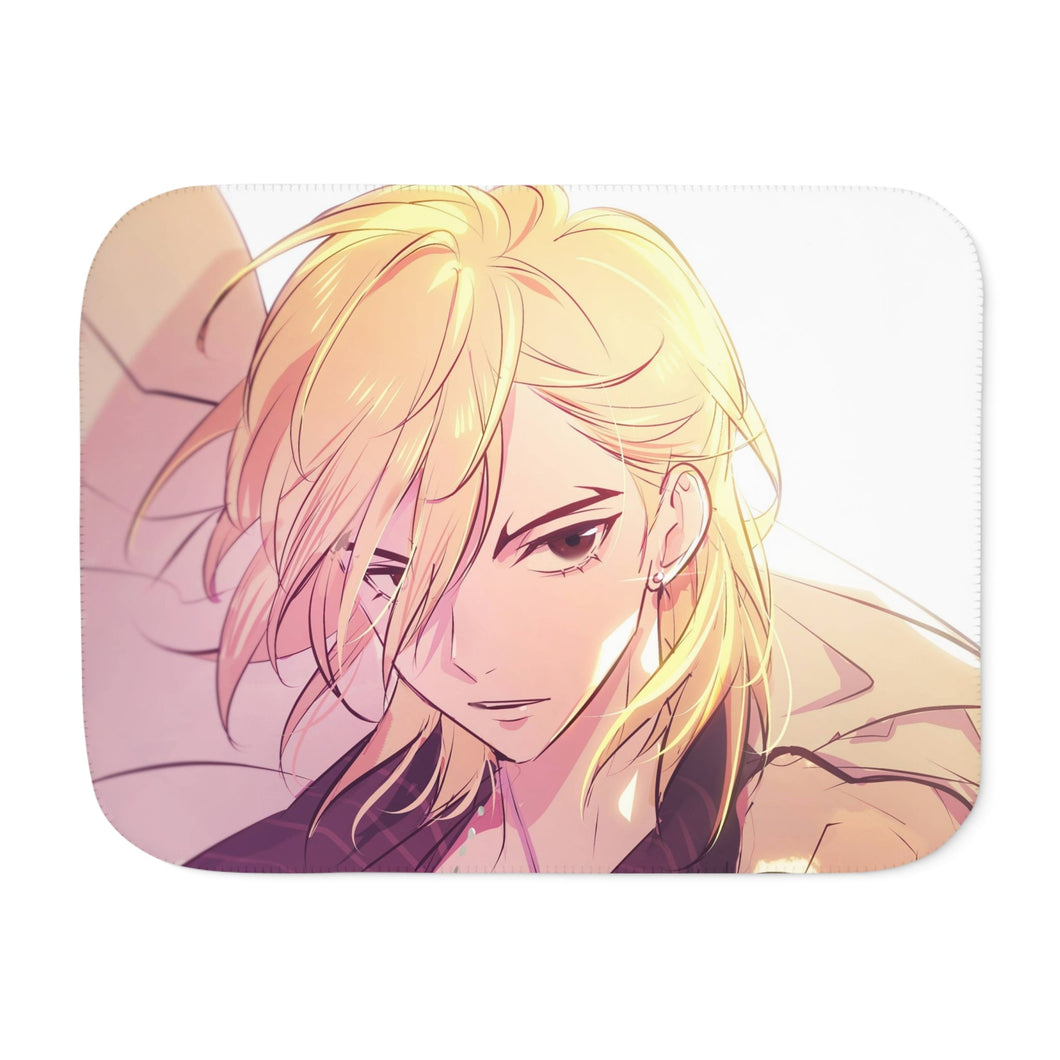 Anime Dr. Stone Sherpa Blanket