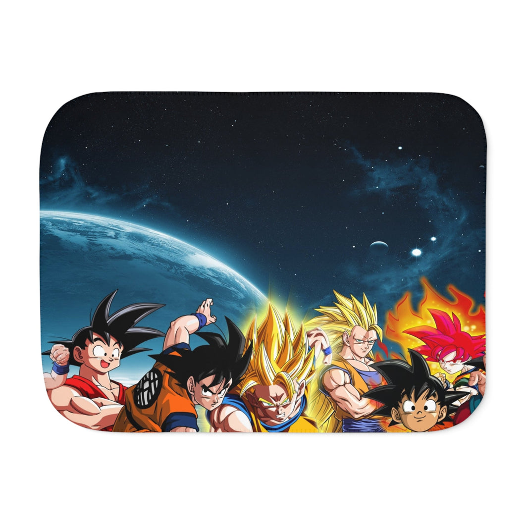 Anime Dragon Ball Sherpa Blanket