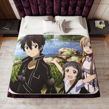 Load image into Gallery viewer, Sword Art Online Asuna Yuuki, Yui Sherpa Blanket
