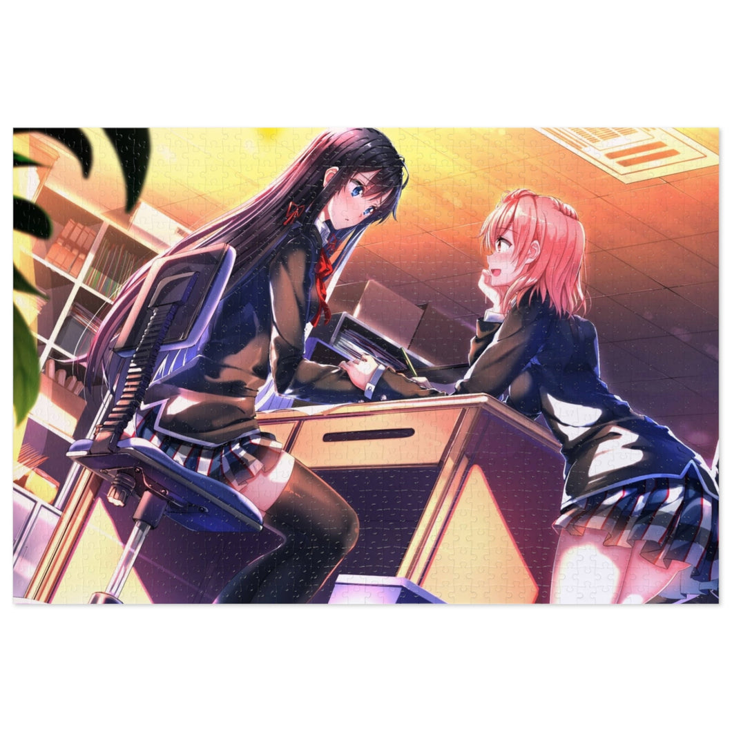 My Teen Romantic Comedy SNAFU Hachiman Hikigaya, Yukino Yukinoshita, Yui Yuigahama Jigsaw Puzzle
