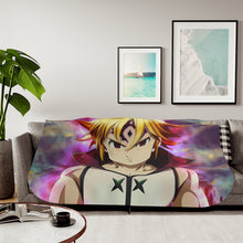 Load image into Gallery viewer, Anime The Seven Deadly Sins Sherpa Blanket
