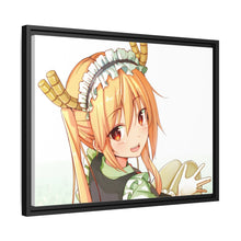 Load image into Gallery viewer, Miss Kobayashi&#39;s Dragon Maid Kobayashi San Chi No Maid Dragon, Tohru Canvas Framed Art Print
