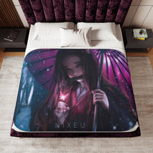 Load image into Gallery viewer, Anime Demon Slayer: Kimetsu no Yaiba Sherpa Blanket

