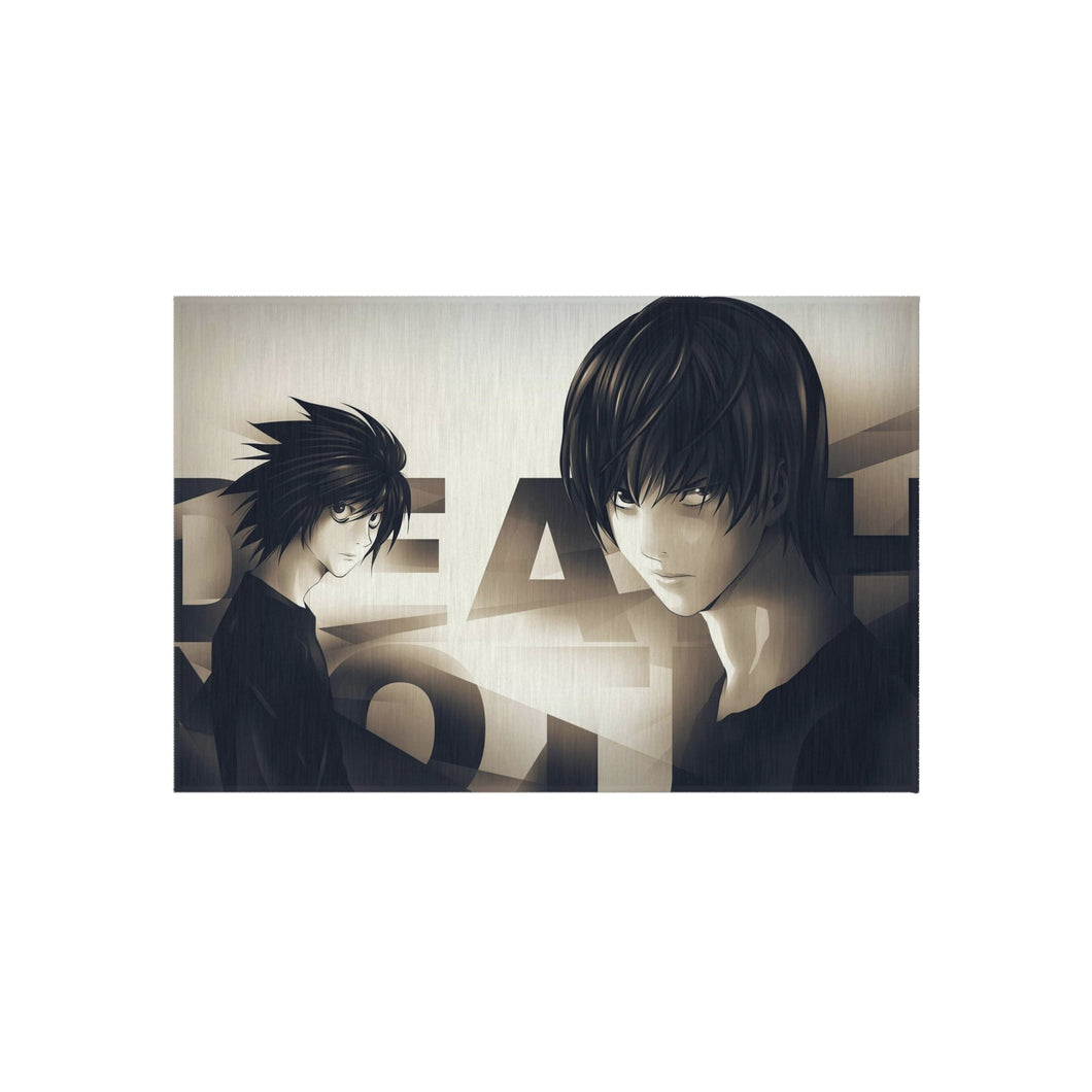 Light Yagami and L (Death Note) Rug