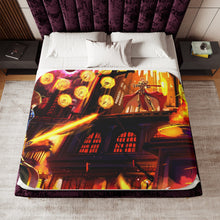 Load image into Gallery viewer, Saber x Gilgamesh Sherpa Blanket
