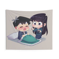 Komi Can't Communicate Komi Shouko, Tadano Hitohito Indoor Wall Tapestry