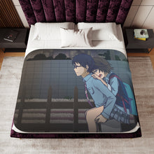 Load image into Gallery viewer, Anime Your Lie in April Sherpa Blanket
