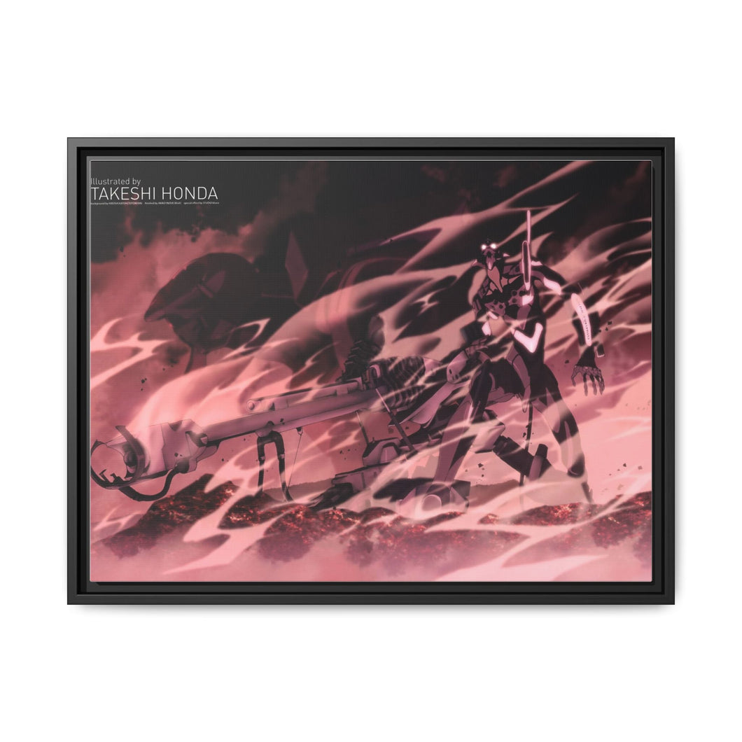 Neon Genesis Evangelion Canvas Framed Art Print