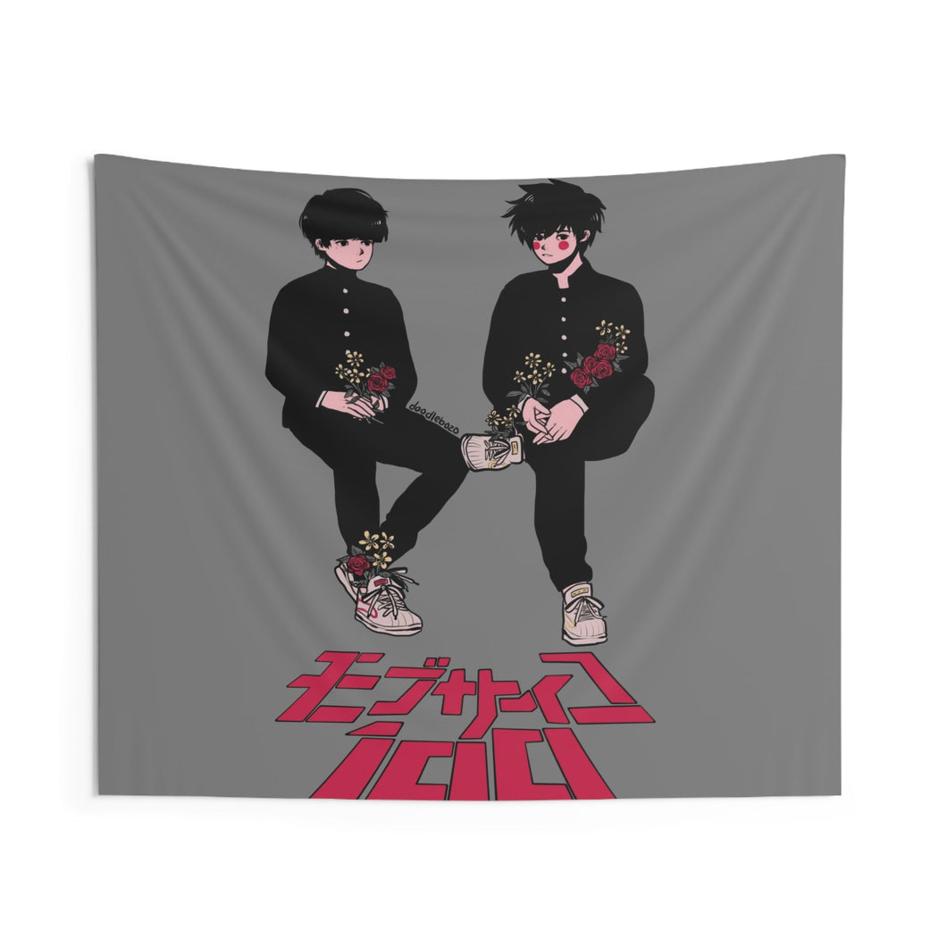 Mob Psycho 100 Shigeo Kageyama, Ritsu Kageyama Indoor Wall Tapestry
