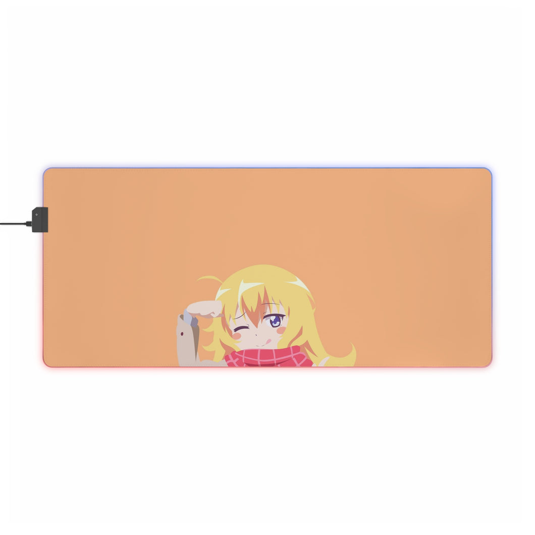 Gabriel DropOut Gabriel Tenma White RGB LED Mouse Pad (Desk Mat)