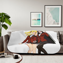 Load image into Gallery viewer, Anime Kakegurui Sherpa Blanket

