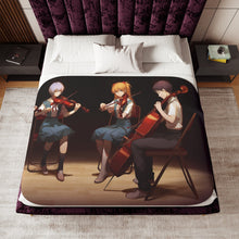 Load image into Gallery viewer, Anime Neon Genesis Evangelion Sherpa Blanket
