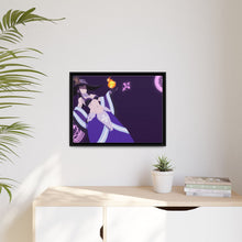 Load image into Gallery viewer, Maki Oze from Fire Force Minimalistfor Dekstop Canvas Framed Art Print
